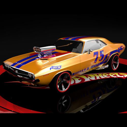 hot wheels dodge challenger supercharged preview image